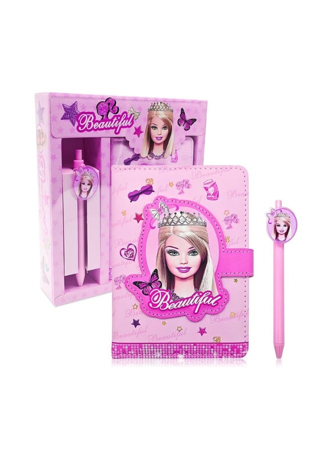 Barbie Cute Kawaii Planner + Ballpoint Pen Stationery Set,   School & Office Supplies - Image 1